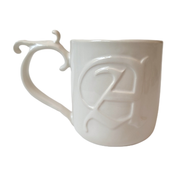 New Pottery barn alphabet A coffee tea mug A to Z - Picture 3 of 7